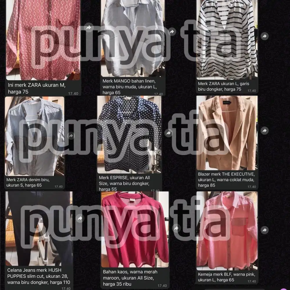 PAKAIAN ATASAN WANITA [branded]