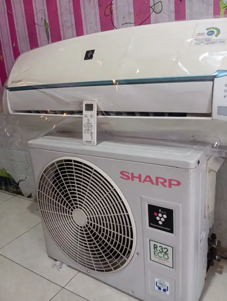 Jual AC Sharp plsmacter 1pk + pasang