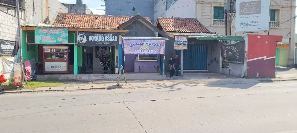 DI JUAL RUKO  4 LOKAL BERIKUT 1 RUMAH DI JALAN JABABEKA CIKARANG UTARA