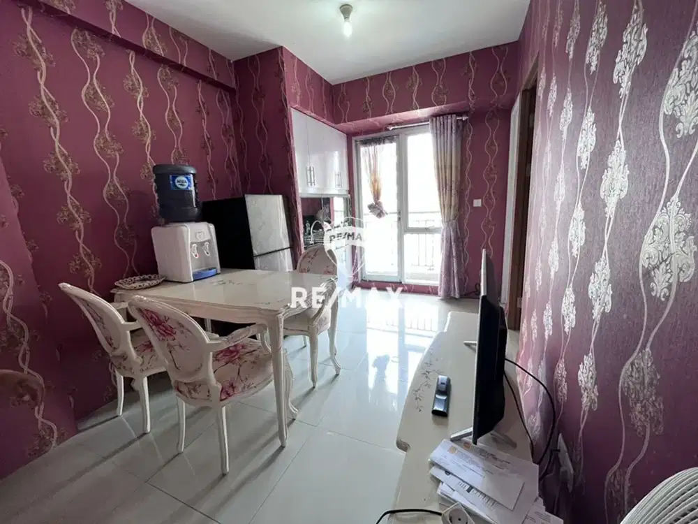 Dijual 2BR Oak Tower B Lantai 8 – View kolam, Full Furnish, AJB Ready, Siap Huni