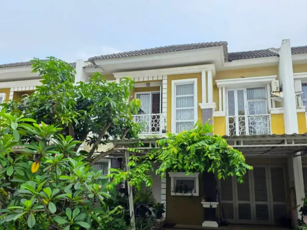 Rumah Lebar 9 Cluster Fiordini Illago Gading Serpong