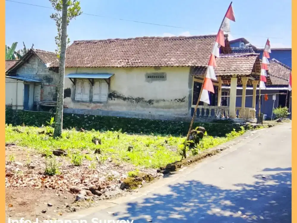 Tanah 3 Menit Dari Pasar Jangkang Jogja SHM Pekarangan