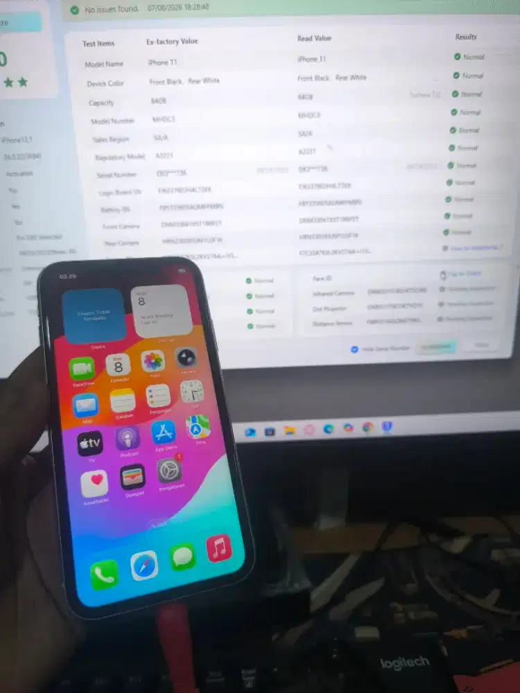 Iphone 11 64 ibox fullset mulus