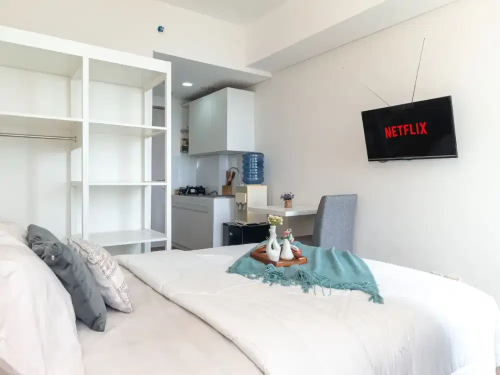 Jual BU Apartemen Akasa Pure Living BSD Studio Full Furnished Dekat Binus