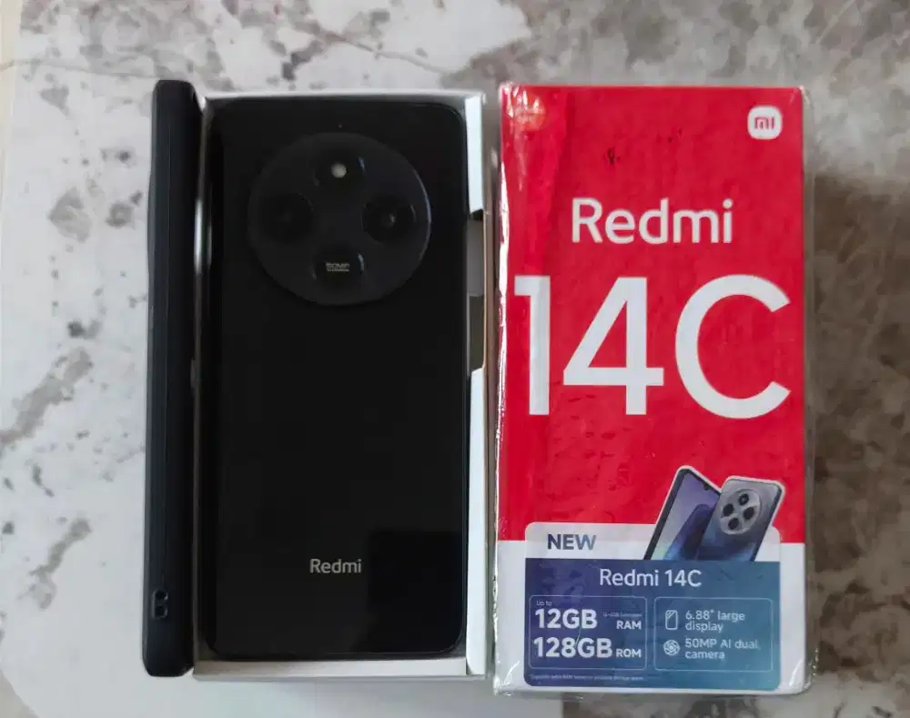 Xiaomi Redmi 14c Ram 6/128gb No minus aman semuanya Fullset