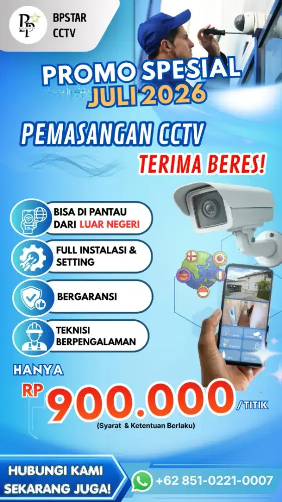 PASANG CCTV MURAH BERGARANSI RESMI