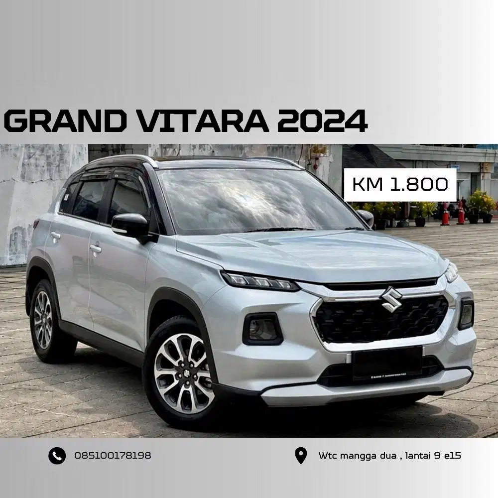 [KM 1.900 PERAK]SUZUKI GRAND VITARA GX HYBRID TWOTONE AT 2024