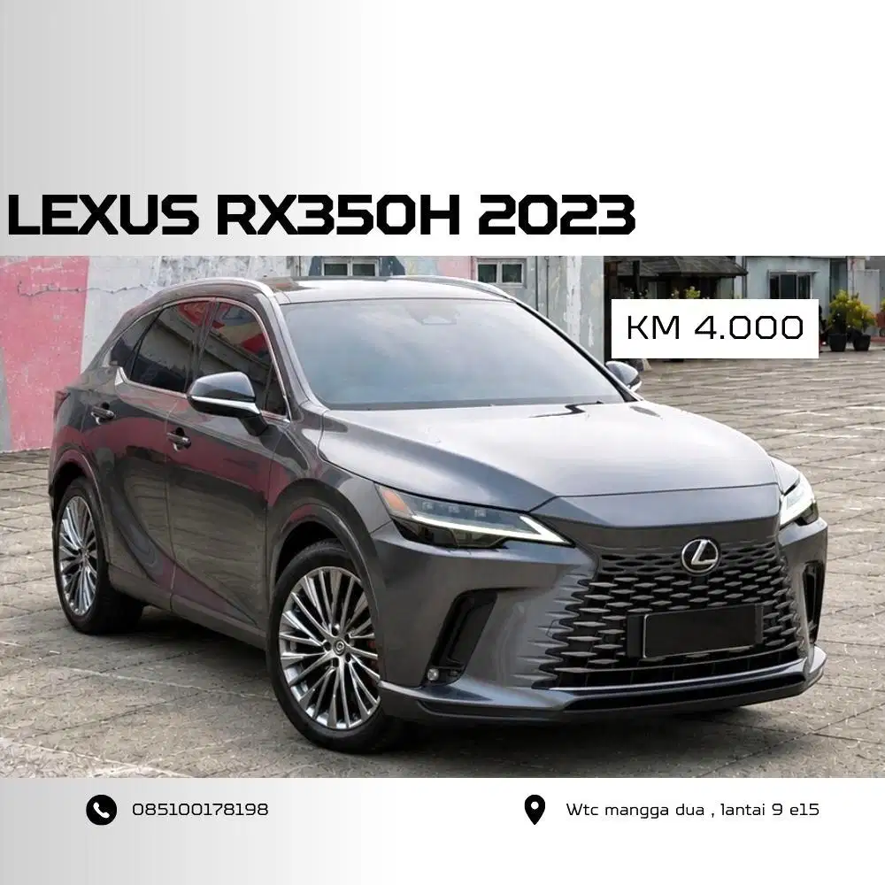 [KM 10.000 AN]LEXUS RX350H LUXURY HYBRID AT 2023 LIKE NEW 2024