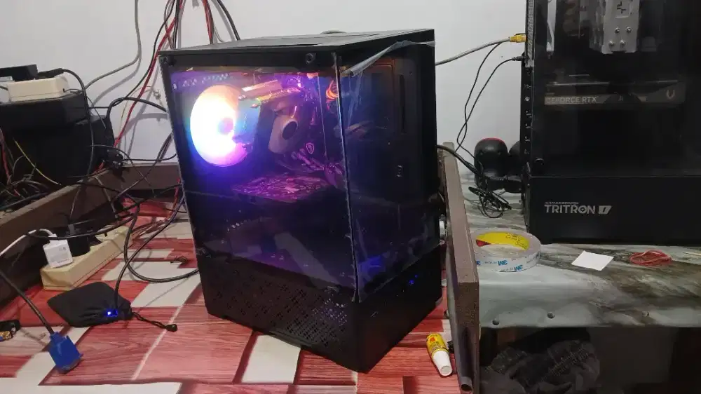 1set PC intel core i5 7400 ram 8gb ddr4 hdd 500gb VGA 2GB DDR5