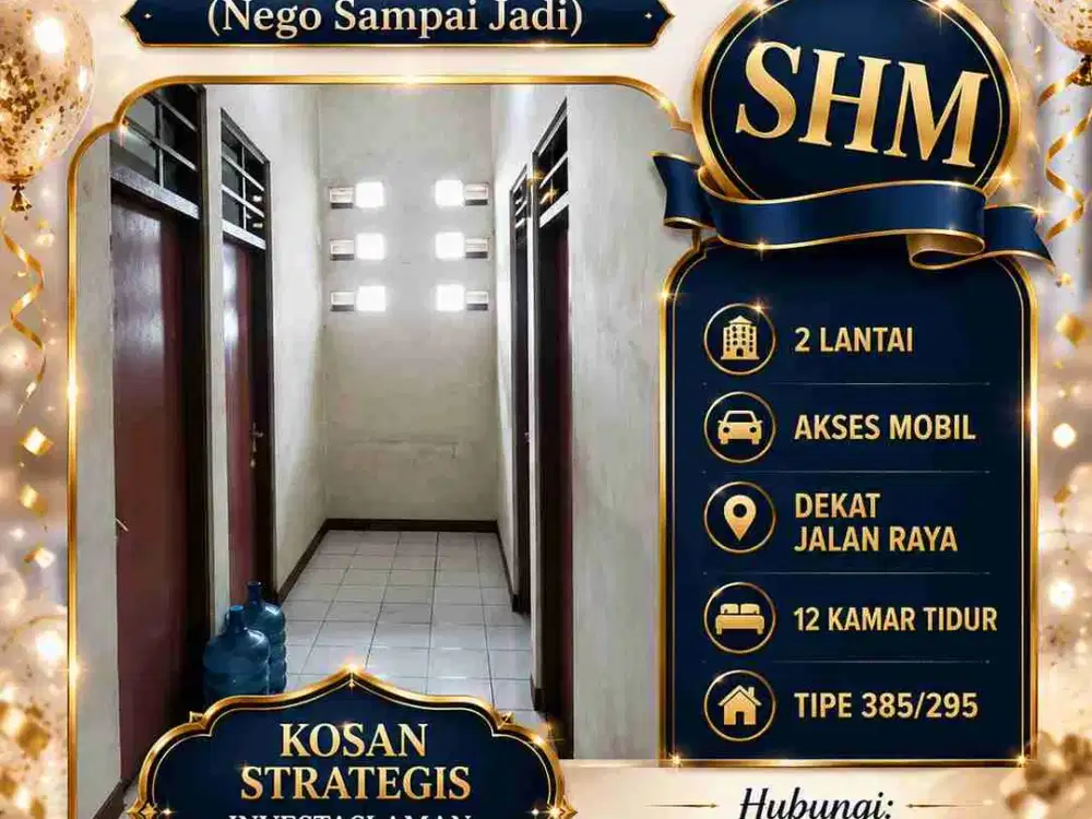 Jual Kosan Termurah di Matraman Utan Kayu Jakarta Timur, Di Bawah NJOP, SHM, Nego
