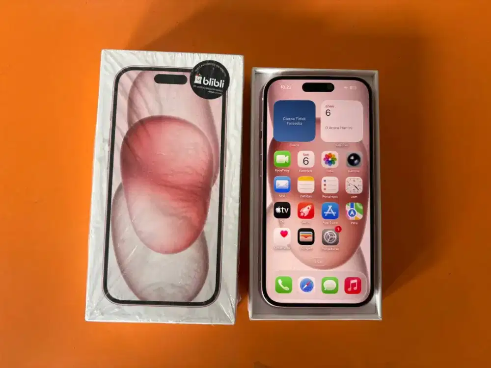 iPhone 15 128gb iBox baru aktivasi