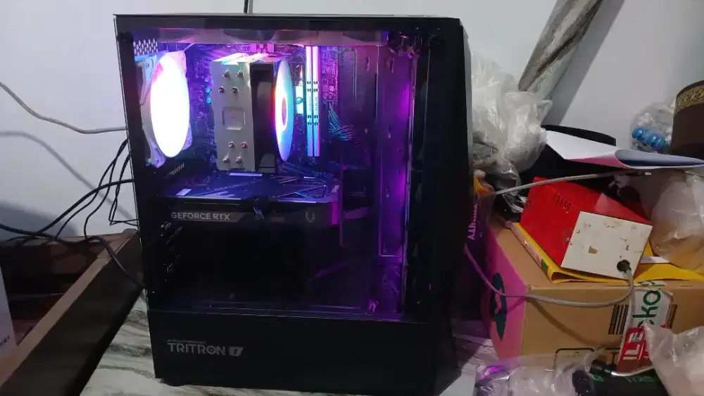 1set PC Game AMD Ryzen 5 5500 Ram 16gb ssd 500gb hdd 500gb Vga GTX1060
