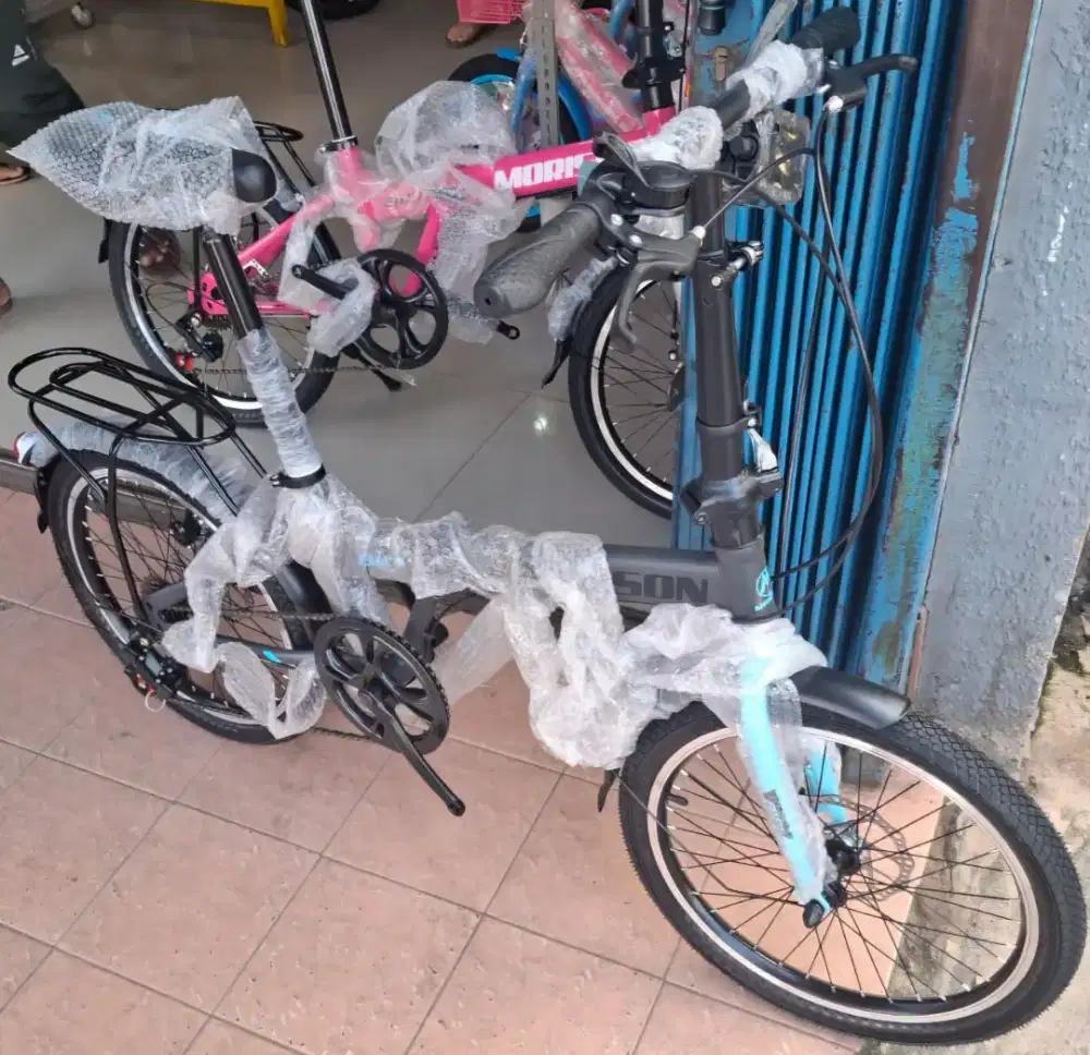 SEPEDA LIPAT 20 INCH MORISON BY PACIFIC ( GIGI 7 SPEED & REM CAKRAM )
