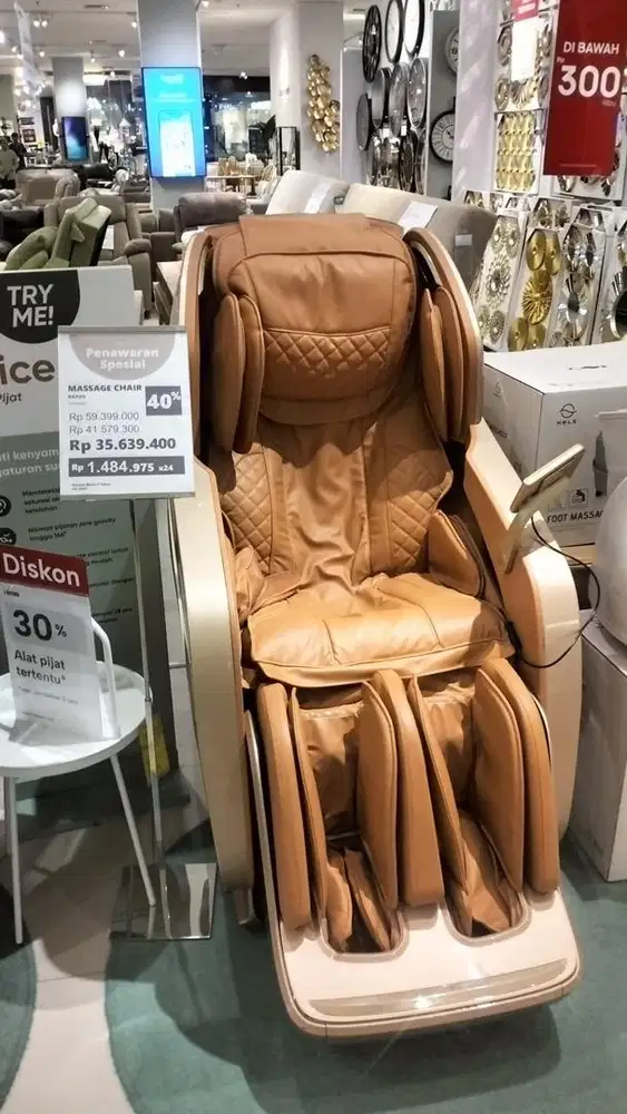 Jual rugi kursi pijat baru