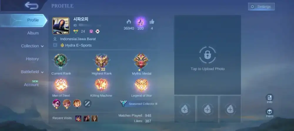 JUAL AKUN MOBILE LEGENDS (ML)