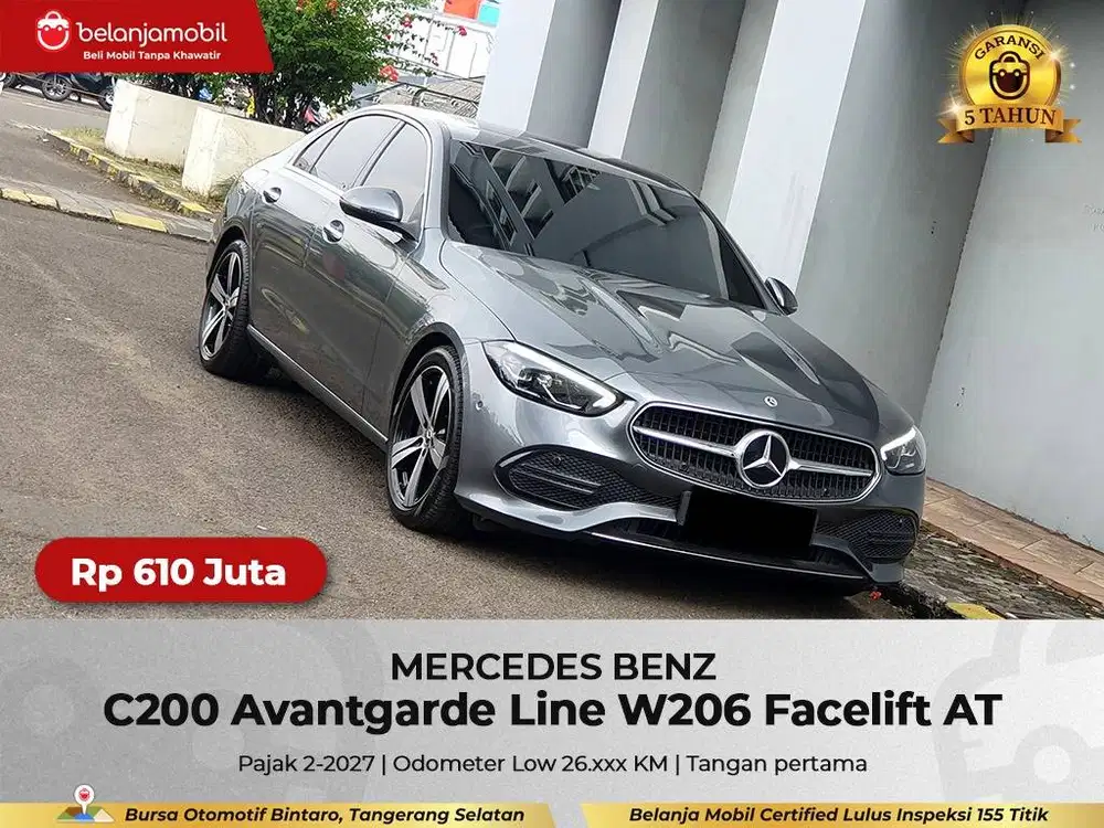 [LOW KM 26RB] Mercedes Benz Mercy C 200 C200 Avantgarde W206 2022/2023