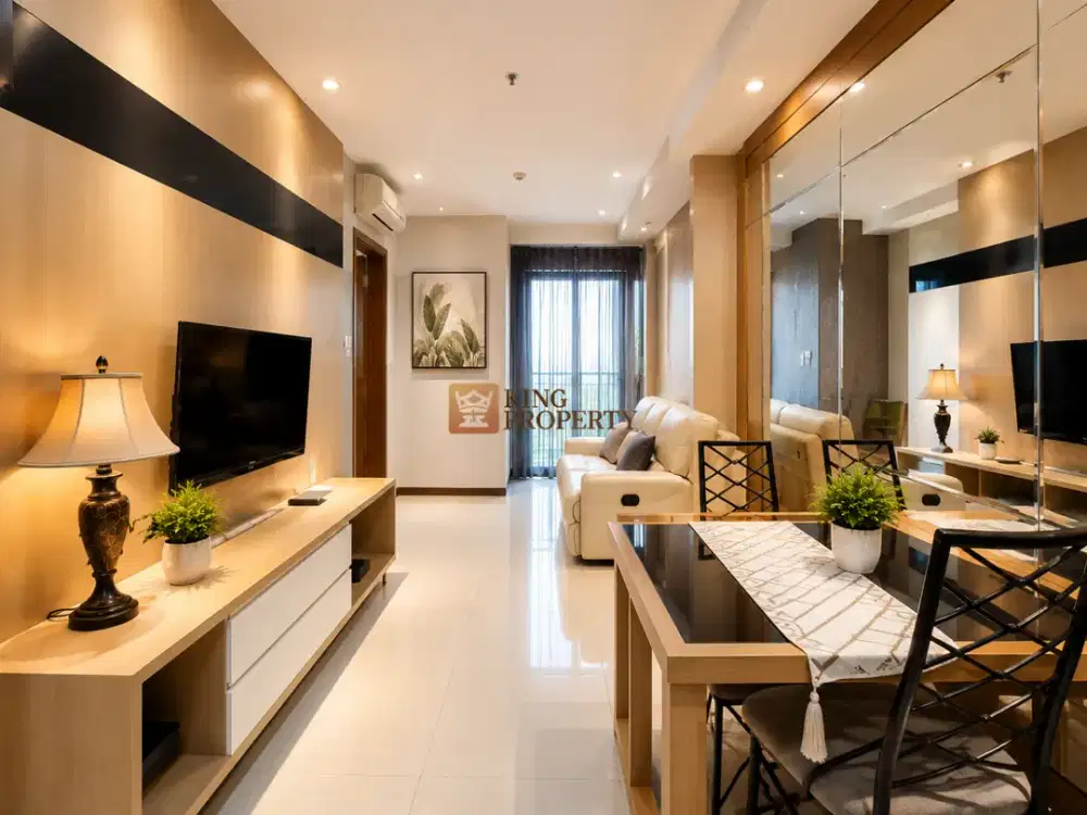 Luxury Modern Minimalist 2BR Green Bay Pluit | Full Furnished | Sea View + Pool View | Direct Baywalk Mall