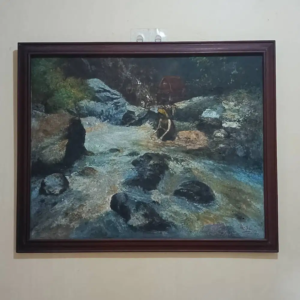 Lukisan MF Lee tahun 1957  Bali River