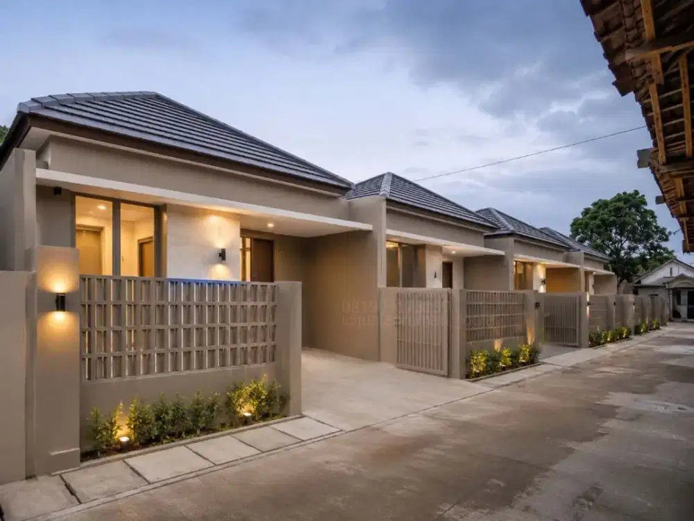 Dijual Rumah cantik modern di utara Pasar Godean, sebelah barat RS At-Turots.