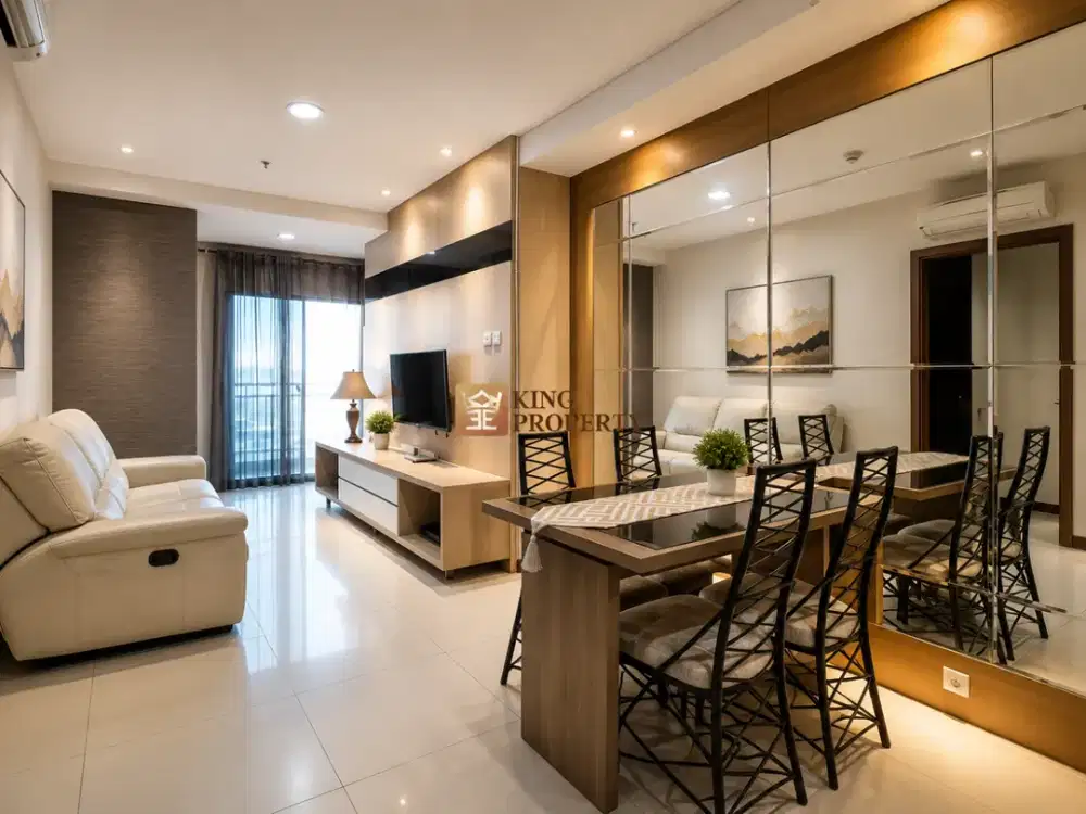 Modern Luxury Interior 2BR Green Bay Pluit | Sea View Lepas | Connected Baywalk Mall