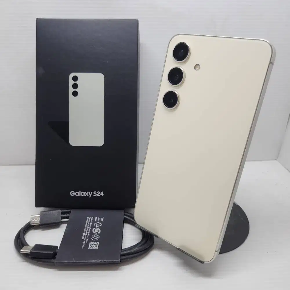 LIKE NEW GRESS 99% SAMSUNG GALAXY S24 5G 8/256 AMBER YELLOW RARE COLOR