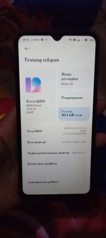 Jual Hp Redmi 9C 4/64