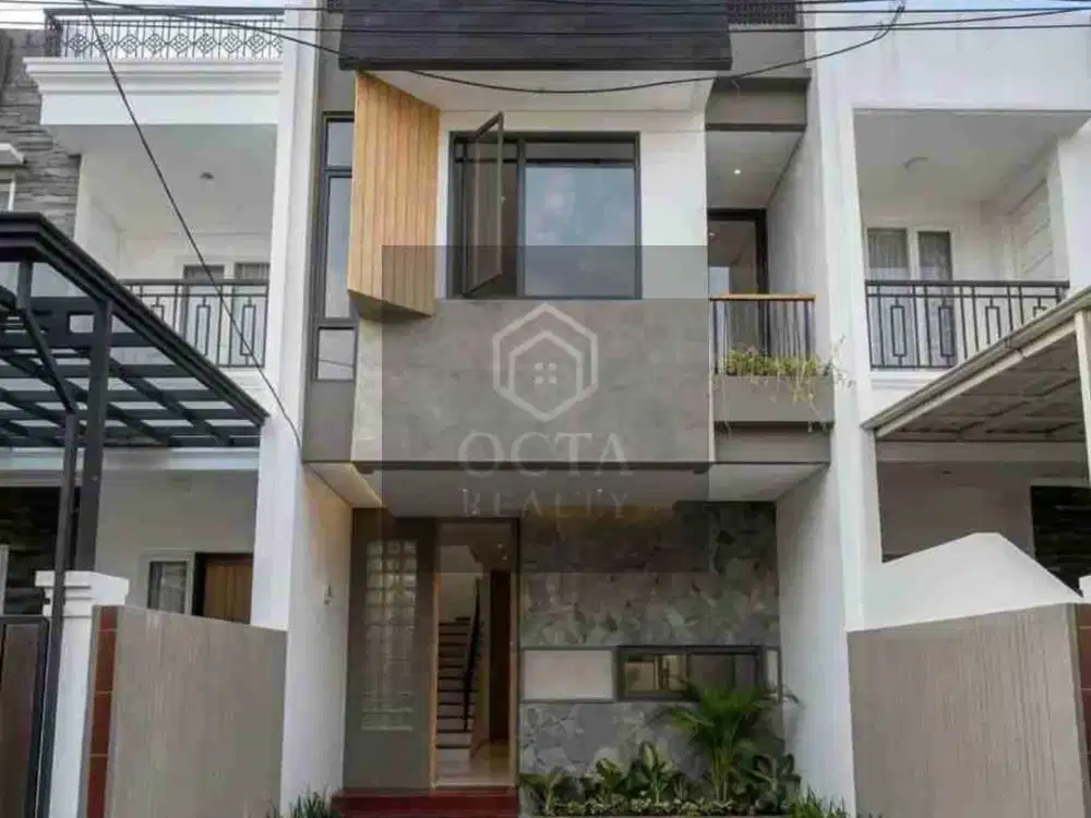 Di Jual Rumah Modern Minimalis Di Pondok Bambu Duri