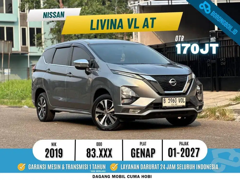 [PAJAK PANJANG] Nissan Livina VL 1.5 AT 2019 Upgrade Capt Seat