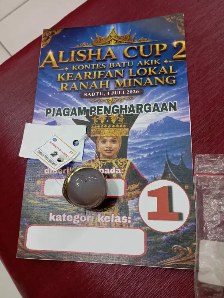Mau di jual . batu cincin cempago totol cumi juara