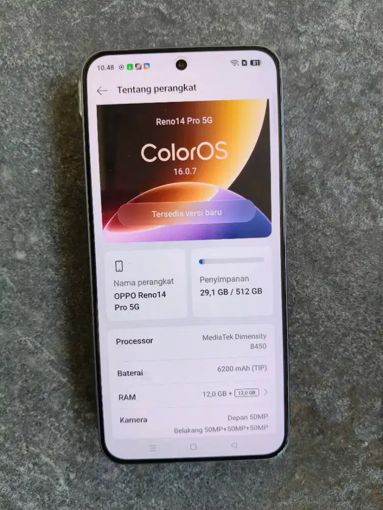 Reno 14 pro 5g 12/512