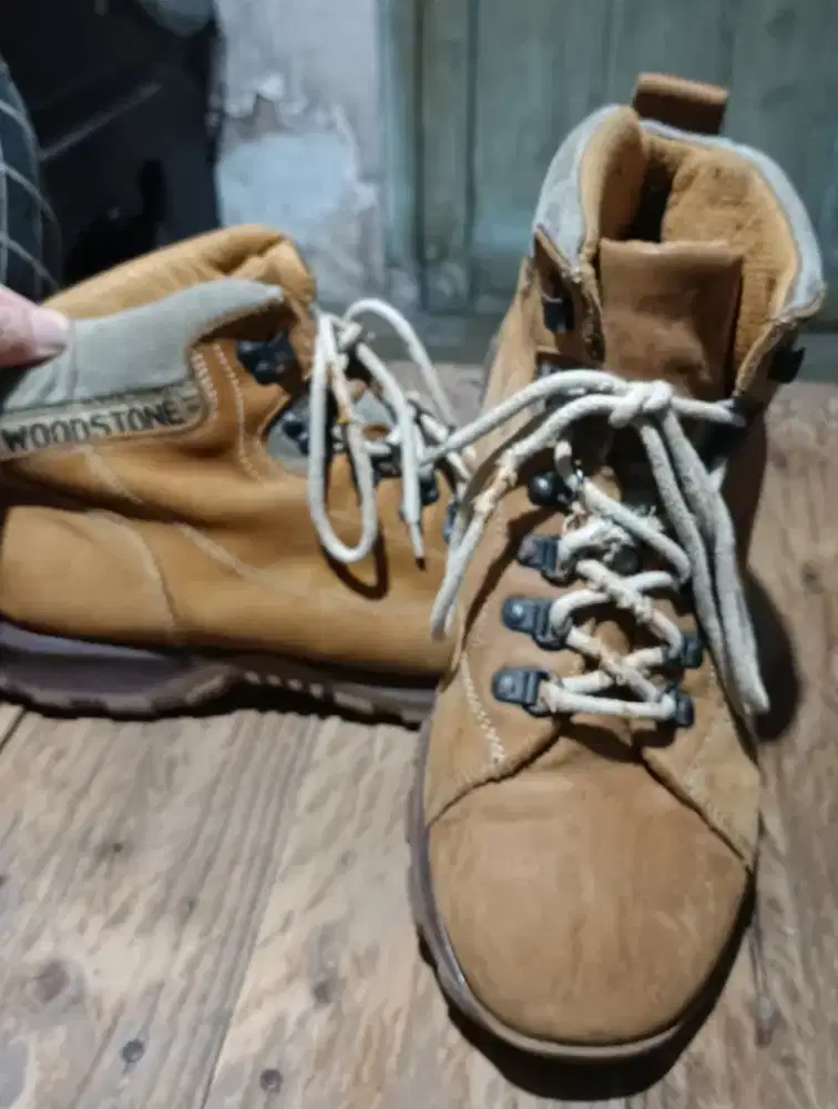 Sepatu Ankle Boots Kulit Woodstone 43