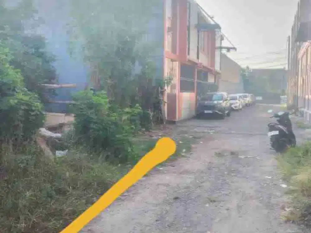Lahan usaha luas 400 m2 harga 3,5 juta permeter, 6 menit dari ,Kawasan Berbek Industri, Sidoarjo