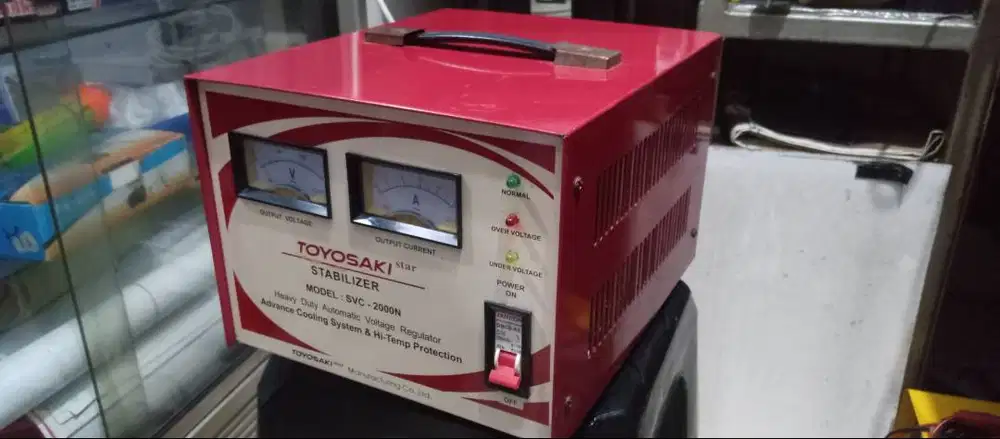 Jual Stabilizer Servo Motor Merk TOYOSAKI Model SVC-2000N