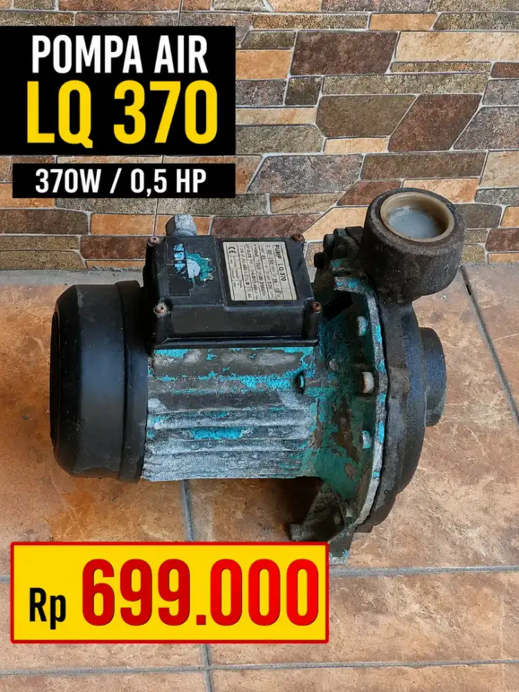Pompa Air LQ-370 370W 0.5 HP Bekas Normal Siap Pakai