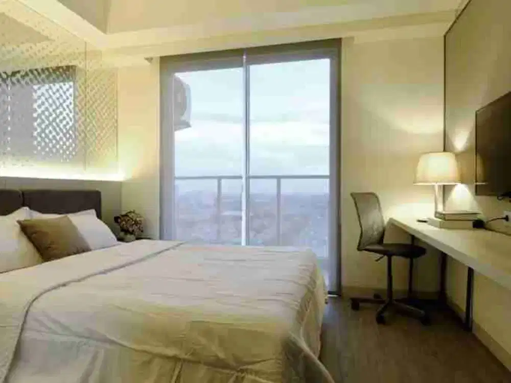 di sewakan apartemen sedayu city studio furnish kelapa gading jakarta utara langai atas