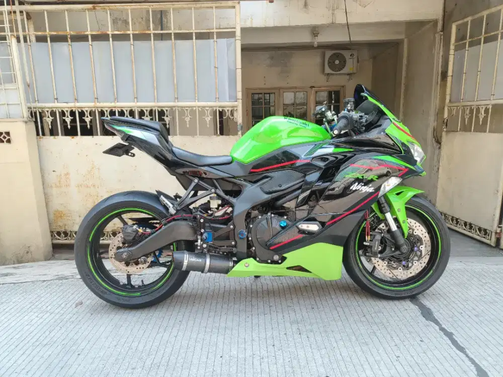 Kawasaki ZX25R modif 40 juta, a.n sendiri, pajak hidup siap pakai