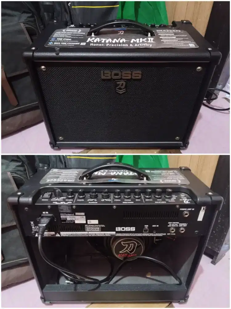 ampli gitar ori boss mkII 50 watt speker 12 inch mantap like new nett
