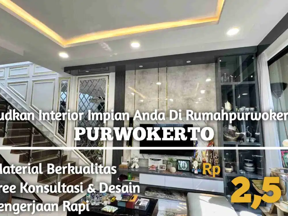 Wujudkan interior impian Anda dengan desain modern, rapi, dan berkualitas!
