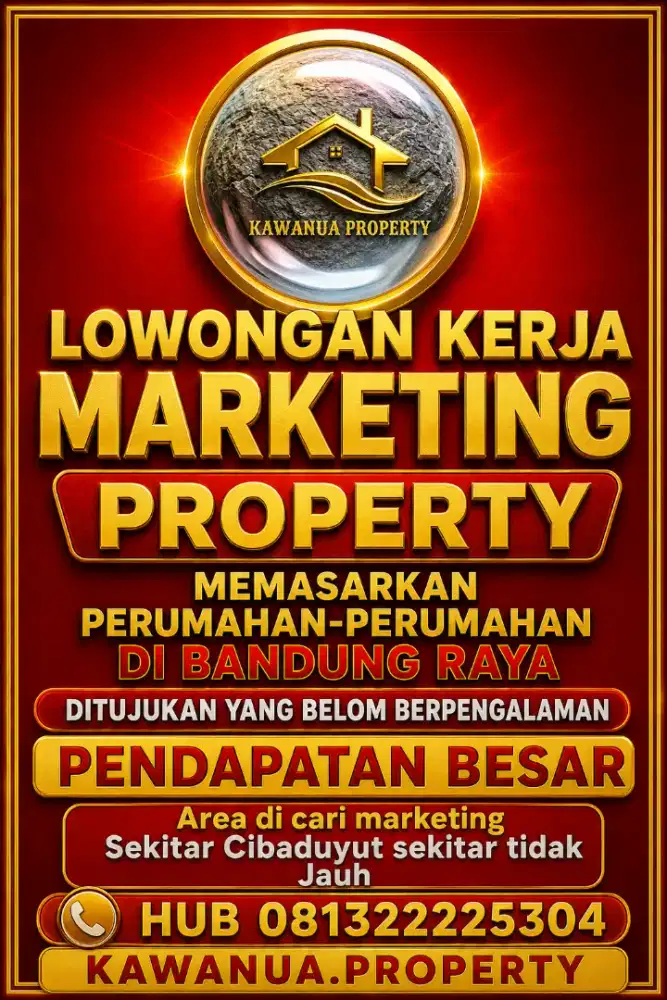 Lowongan kerja Marketing property