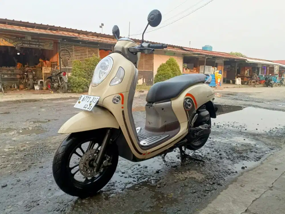 Pajak hidup Honda Scoopy Donat thn 2021 original cw crem mesin halus