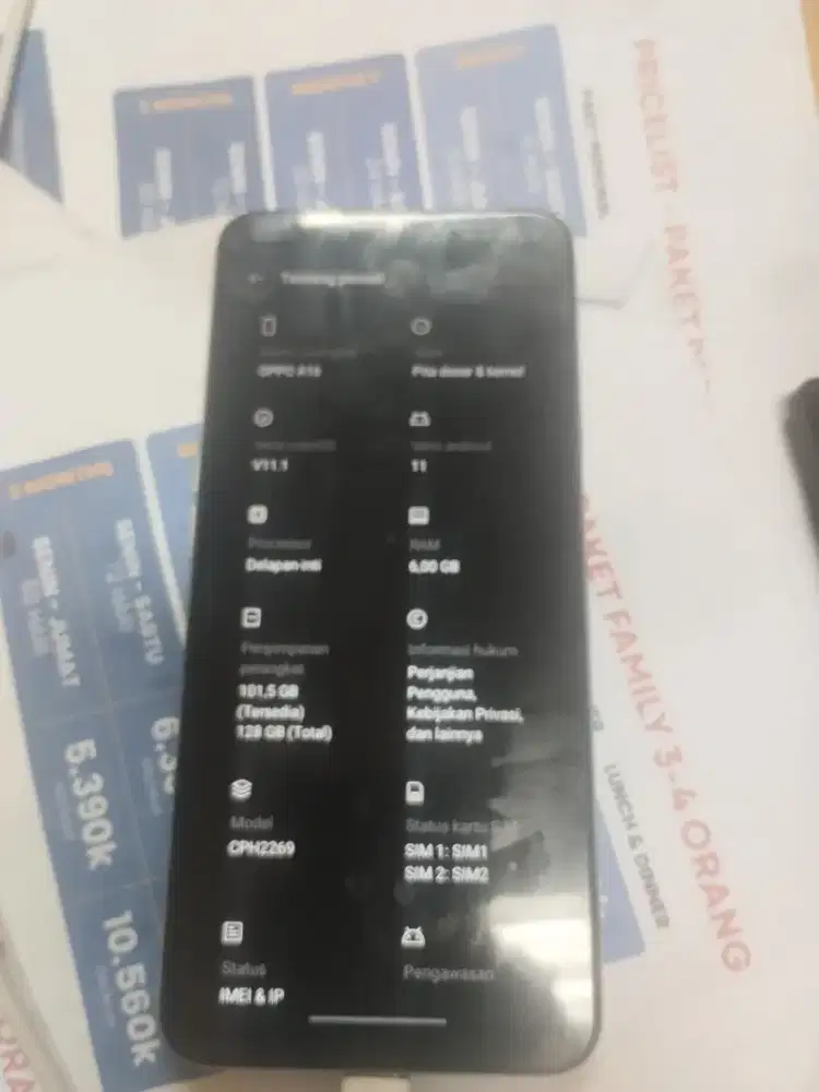 JUAL OPPO A16 RAM 6/126