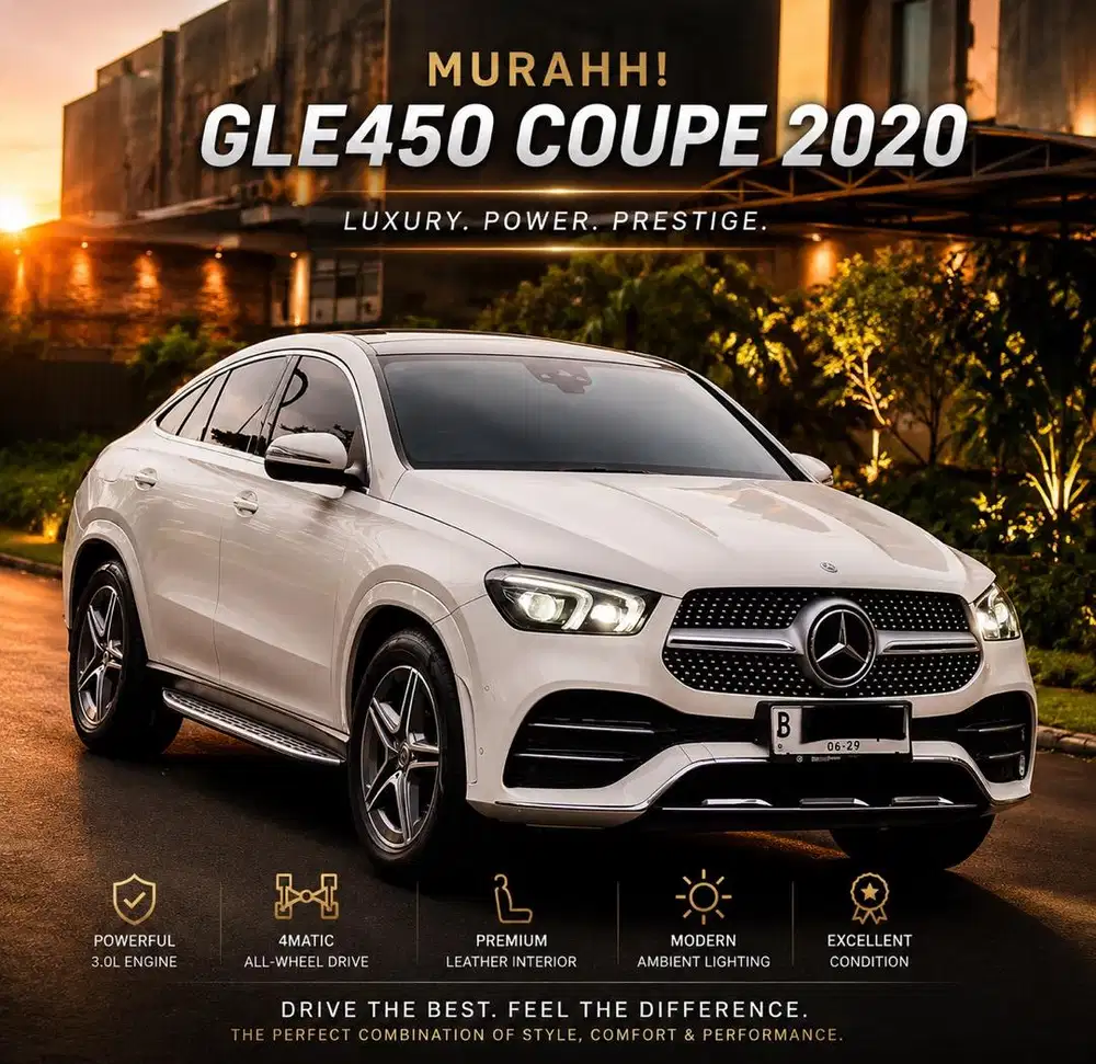 GLE Coupe CBU sangat langka harga cash