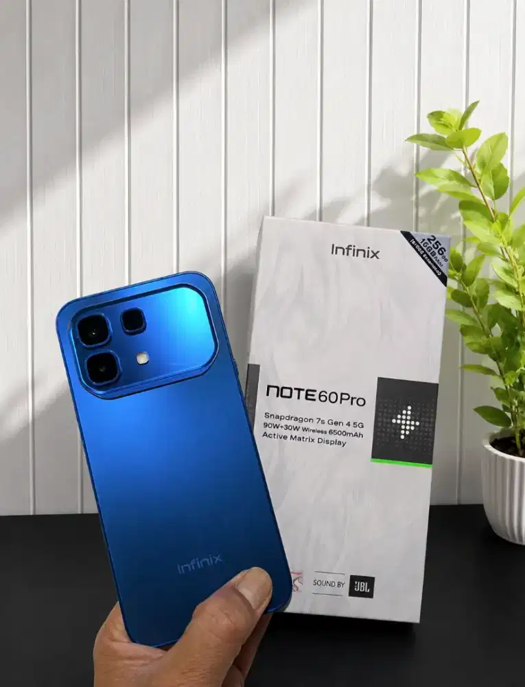 Infinix Note 60 Pro 5G 8/256 GB Fullset Garansi Panjang