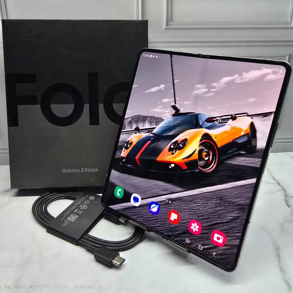 Samsung Galaxy Z Fold 4 12/256GB Graygreen Resmi SEIN Fullset No Minus