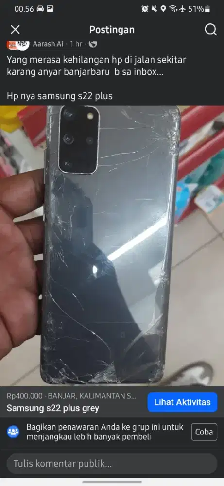 Samsung s22 plus grey