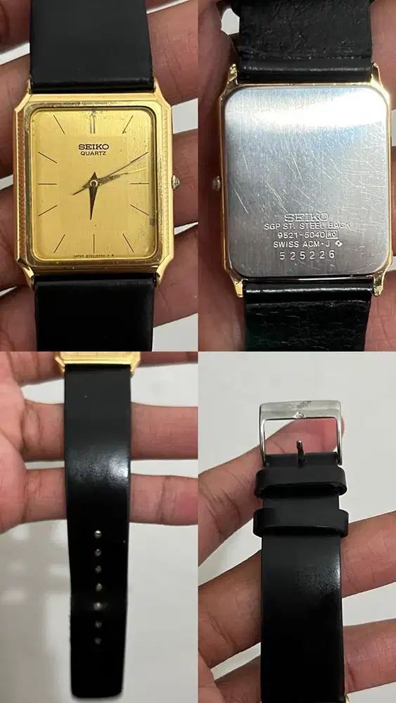 Jam tangan seiko tank vintage original no rado mido casio enicar titus