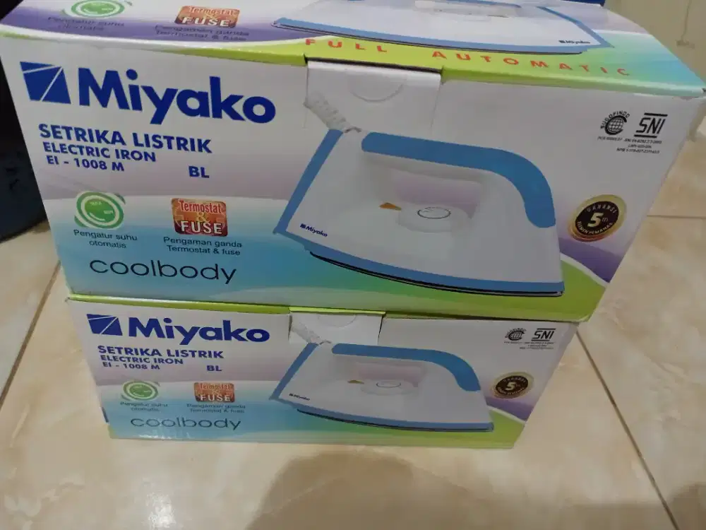 Setrikaan merk miyako BARU