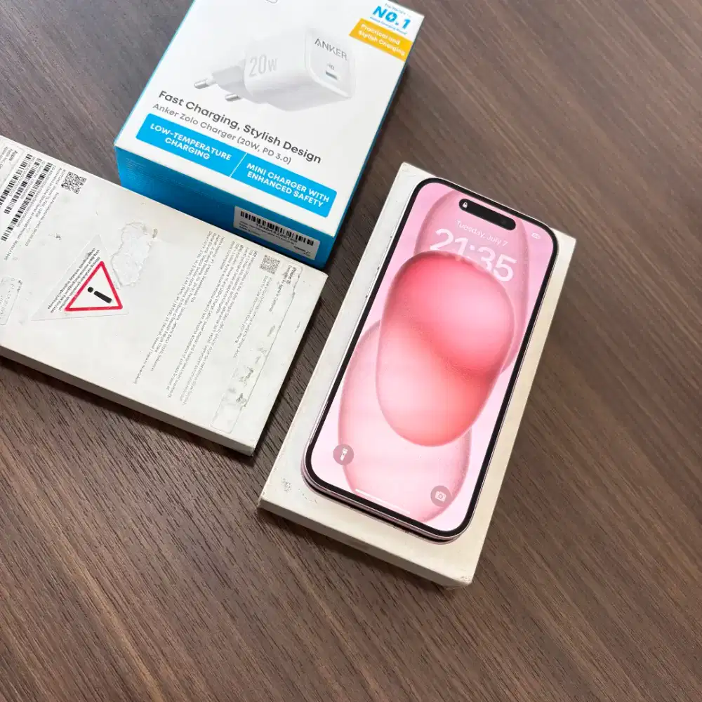 IPhone 15 128GB [Pink] Garansi Resmi iBox