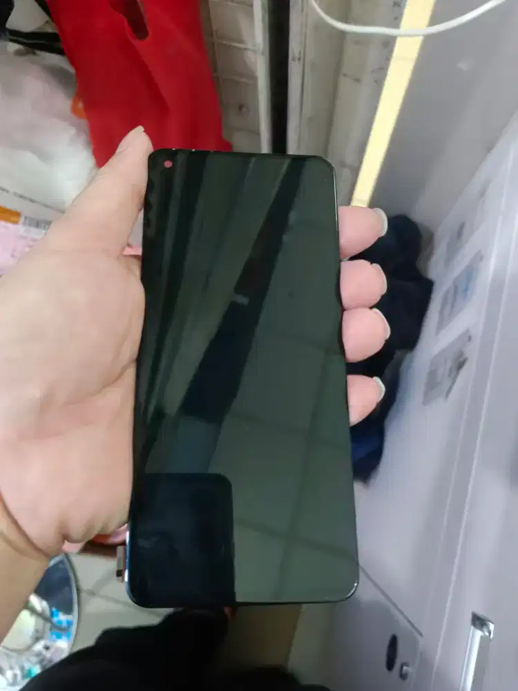 Jual Lcd ori copotan Handphone oppo reno5 Fingerprint tembus