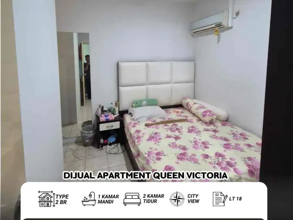 Dijual Murah Apartment 2 kamar queen victoria batam center